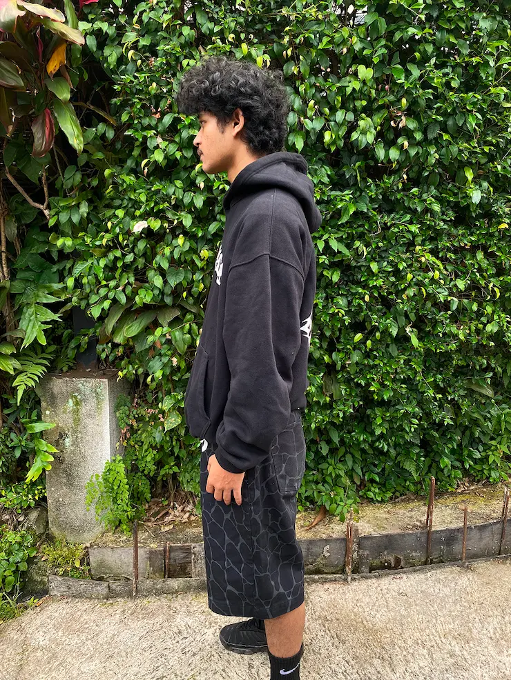 Glint Black Hoodie Detail 3