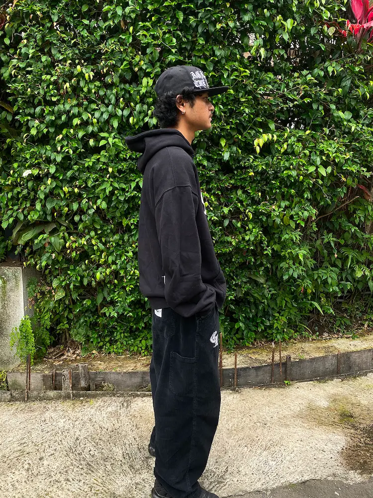 Glint Black Hoodie Detail 2